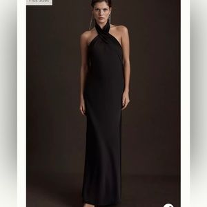 BHLDN Ruby Satin Charmeuse Dress